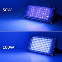 100W ULTRAVİOLE LED PROJEKTÖR MERCEKLİ - 1