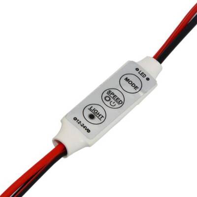 12 volt Parmak Dimmer - FLAŞÖR Çakar Devresi 6A - 1