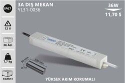 12V 3A DIŞ MEKAN TRAFO - 1