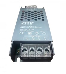 12V 5A 60W ULTRA SLIM TRAFO ZMR-701-B.00 - 2