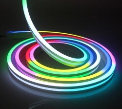 12v PİKSEL NEON LED 6X12mm Adreslenebilir RGB 5 metre - 2