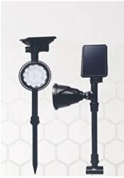 15W GÜNIŞIĞI SOLAR KAZIKLI ÇİM ARMATÜRÜ HS-4003 - 3