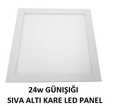 24 WATT GÜNIŞIĞI SIVA ALTI KARE LED PANEL - 1