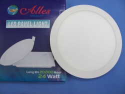 24 WATT SIVA ALTI YUVARLAK LED PANEL BEYAZ 10 ADET - 1