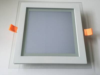 24W CAMLI KARE LED PANEL ARMATÜR BEYAZ - 2