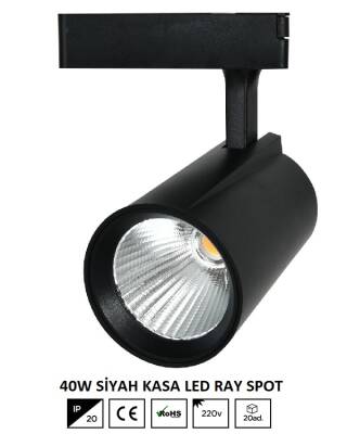 40W 3200K Gün Işığı Siyah Lyon Led Ray Spot YL29 4002 - 1