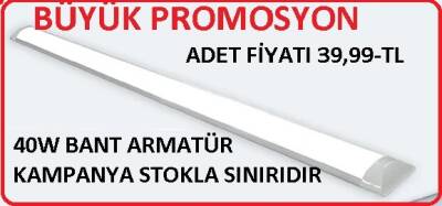 40W BANT ARMATÜR 10-LU PAKET PROMOSYON FİYAT STOKLA SINIRLIDIR - 2