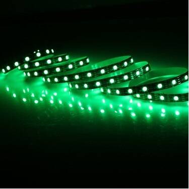 5MT ALLES İÇ MEKAN YEŞİL ŞERİT LED 12V 3528/60 TEK ÇİPLİ ŞERİT LED 5 METRE - 1