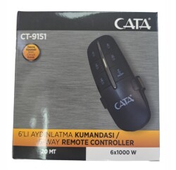 6 Devre Aydınlatma Kumandası (6X1000W) CATA Ct 9151 - 1