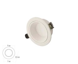 8W BAŞAK LED ARMATÜR ( BEYAZ KASA ) 3 RENK CT-5260 CATA - 2