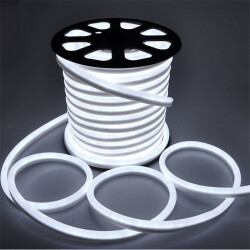 ALLES 12V NEON BEYAZ 5MT / PAKET 6X12MM - 1