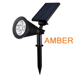 Amber 4W Solar Güneş Enerjili Kazıklı Çim Bahçe Aydınlatma - 1