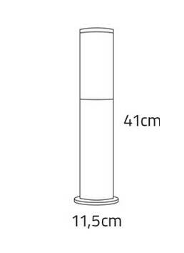 BAHÇE SET ÜSTÜ ARMATÜR (ABS) 41CM ECONA ECN-5034-S - 2