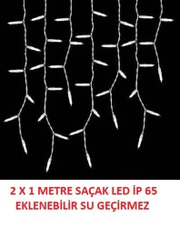 BEYAZ SABİT IŞIK DIS MEKAN SACAK LED 2X1MT IP65 220V - 1