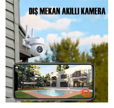 Cata CT-4051 Hareket Sensörlü Akıllı Dış Mekan Güvenlik Kamerası - 2