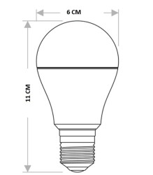 Cata CT-4278 12W e27 Duylu 6500K Beyaz Işık Led Ampul Dim Edilebilir - 3