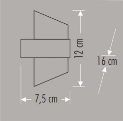 Cata CT-7044 3200K Günışığı 10W Siyah Gozo Bahçe Apliği - 2