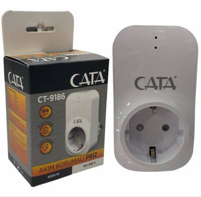 Cata CT-9186 4000W 918 Joule Akım Korumalı Priz - 1