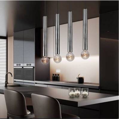 Cata Platin Modern Dekoratif Sarkıt Armatür CT-8340 - 1