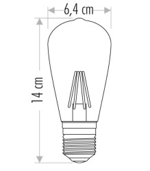 Ct-4353 Cata Rustik Led Ampul Beyaz Renk CATA - 3