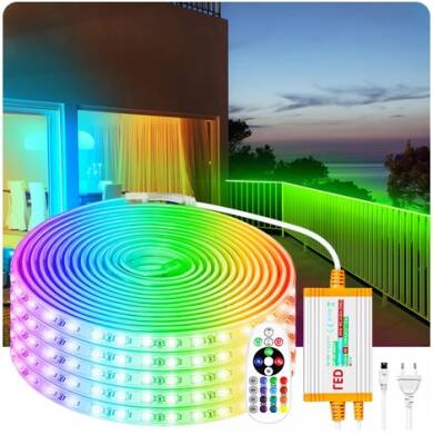 CT-4548 Dis Mekan Hortum Led RGB 220V 1MT FİYATIDIR - 1