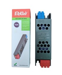 ERKLED ULTRA SLİM 12V IP20 120W 10 AMP LED TRAFO ERK-4003 - 1