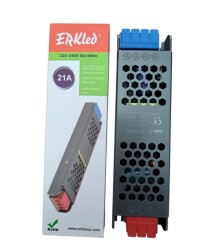 ERKLED ULTRA SLİM 12V IP20 250W 20 AMP LED TRAFO ERK-4006 - 1