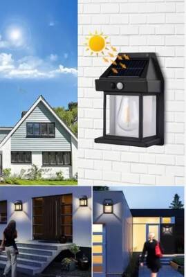 HELİOS 10W Solar Duvar Aplik Beyaz Işık HS-4028 - 2