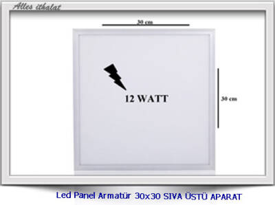 Led Panel Armatür 30x30 SIVA ÜSTÜ KASASI - 1