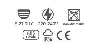 MANTAR BAHÇE ARMATÜR UZUN SİYAH 41CM ECONA ECN-5030-S - 3