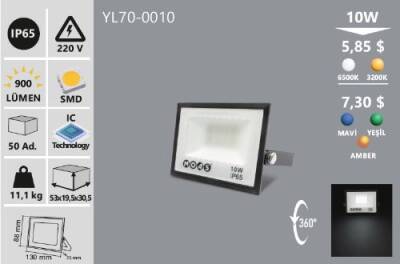 NOAS 10W LED PROJEKTÖR AMBER - 1