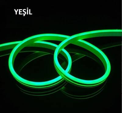 NOAS 12V NEON YEŞİL 5MT / PAKET 6X12MM YL42-0125 - 1