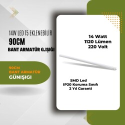 NOAS 14W LED T5 EKLENEBİLİR 90CM BANT ARMATÜR G.IŞIĞI YL97-1401 - 2