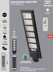 NOAS 600W YL73-0600-S BEYAZ IŞIK SOLAR BAHÇE ARMATÜRÜ - 1