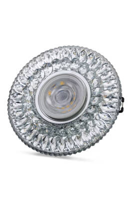 Noas YL65-1657 3W 4000K Ilık Beyaz Led Çerçeveli İkaros Kristal Cam Spot Kasası - 2