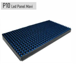 P10 MAVİ LED PANEL KAYAN YAZI 16X32CM - 1