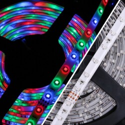 RGB TEK ÇIP MULTI COLOR DIŞ MEKAN ŞERIT LED 12 VOLT ANİMASYONSUZ - 2