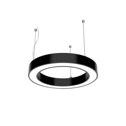 Simit Linear Yuvarlak Modern Led Avize Simit Lineer Halka Armatür 60cm - 1