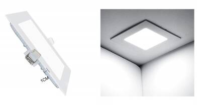 SIVA ALTI KARE LED PANEL 4 WATT BAYAZ - 2