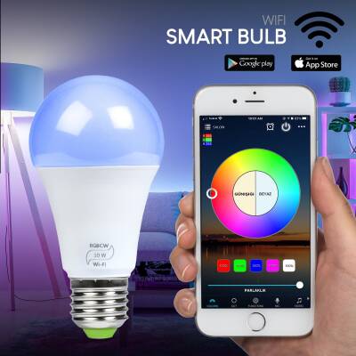 Smart Akıllı Wi-Fi RGB Led Ampul 10 Watt - 1