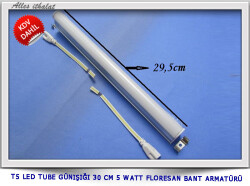 T5 LED TUBE GÜNIŞIĞI 30 CM 5 WATT FLORESAN BANT ARMATÜRÜ - 1