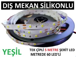 TEK ÇIP SILIKONLU YEŞİL ŞERIT LED - 1