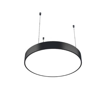 Yuvarlak Davul Linear Modern Led Avize Lineer Armatür 60 CM - 1